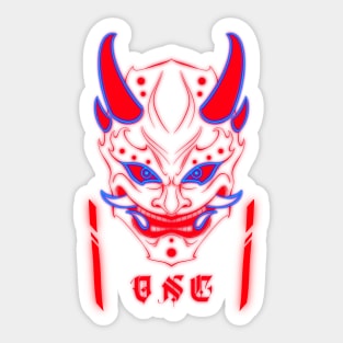 NEON MASK Sticker